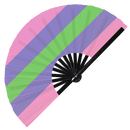 Pride Flag LGBTQA Bamboo Hand Fan