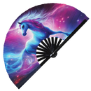 Unicorn Psychedelic | Bamboo Hand Fan