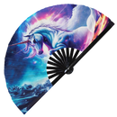 Unicorn Psychedelic | Bamboo Hand Fan