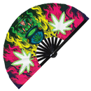 Weed Bamboo Hand Fan
