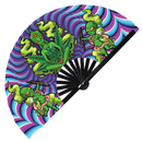 Weed Bamboo Hand Fan