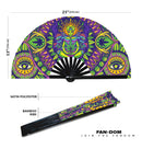 Weed Bamboo Hand Fan