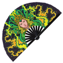 Weed Bamboo Hand Fan