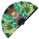 Weed Bamboo Hand Fan