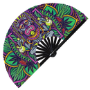 Weed Bamboo Hand Fan