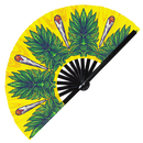Weed Bamboo Hand Fan