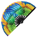 Colorful Wings Bamboo Hand Fan
