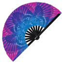 Colorful Wings Bamboo Hand Fan