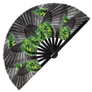 Colorful Wings Bamboo Hand Fan
