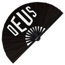 Deus Bamboo Hand Fan