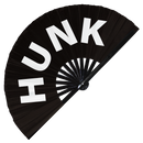 Hunk Hand Fan UV Glow Pride Macho Handheld Bamboo Fans LGBT Sexual Orientation Foldable Hand Fan Clack fans Rave fans