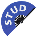 Stud Bamboo Hand Fan