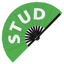 Stud Bamboo Hand Fan