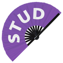 Stud Bamboo Hand Fan