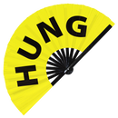 Hung Bamboo Hand Fan