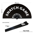 Snatch Game Bamboo Hand Fan