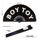 Boy Toy Bamboo hand fan