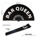 Bar Queen Bamboo hand fan