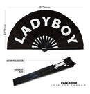 Ladyboy Bamboo Hand Fan