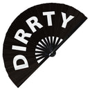 Dirrty Bamboo Hand Fan