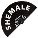 Shemale Bamboo Hand Fan