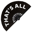 That's All Bamboo Hand Fan