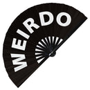Weirdo Foldable bamboo hand fan