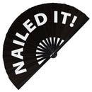 Nailed It! Bamboo Hand Fan