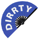 Dirrty Bamboo Hand Fan