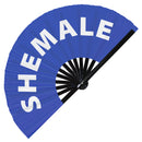 Shemale Bamboo Hand Fan