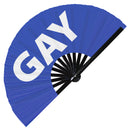 Gay Bamboo Hand Fan