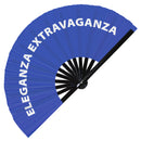 Eleganza Extravaganza Bamboo Hand Fan