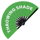 Throwing Shade Bamboo Hand Fan