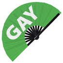 Gay Bamboo Hand Fan