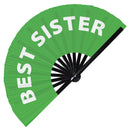 Best Sister Bamboo hand fan
