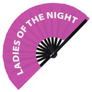 Ladies of the Night Bamboo Hand Fan