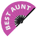 Best Aunt Bamboo hand fan