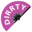 Dirrty Bamboo Hand Fan
