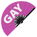 Gay Bamboo Hand Fan