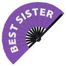 Best Sister Bamboo hand fan