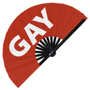 Gay Bamboo Hand Fan