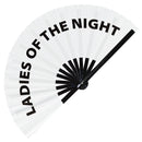 Ladies of the Night Bamboo Hand Fan
