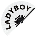 Ladyboy Bamboo Hand Fan