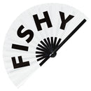 Fishy Bamboo Hand Fan