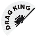 Drag King Bamboo Hand Fan