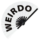 Weirdo Foldable bamboo hand fan