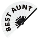 Best Aunt Bamboo hand fan