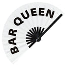 Bar Queen Bamboo hand fan
