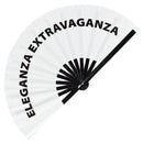 Eleganza Extravaganza Bamboo Hand Fan