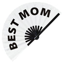 Best Mom Bamboo hand fan